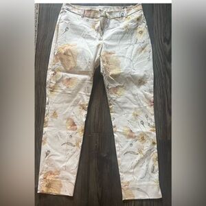 H&M flower print Dress pants  -size 12